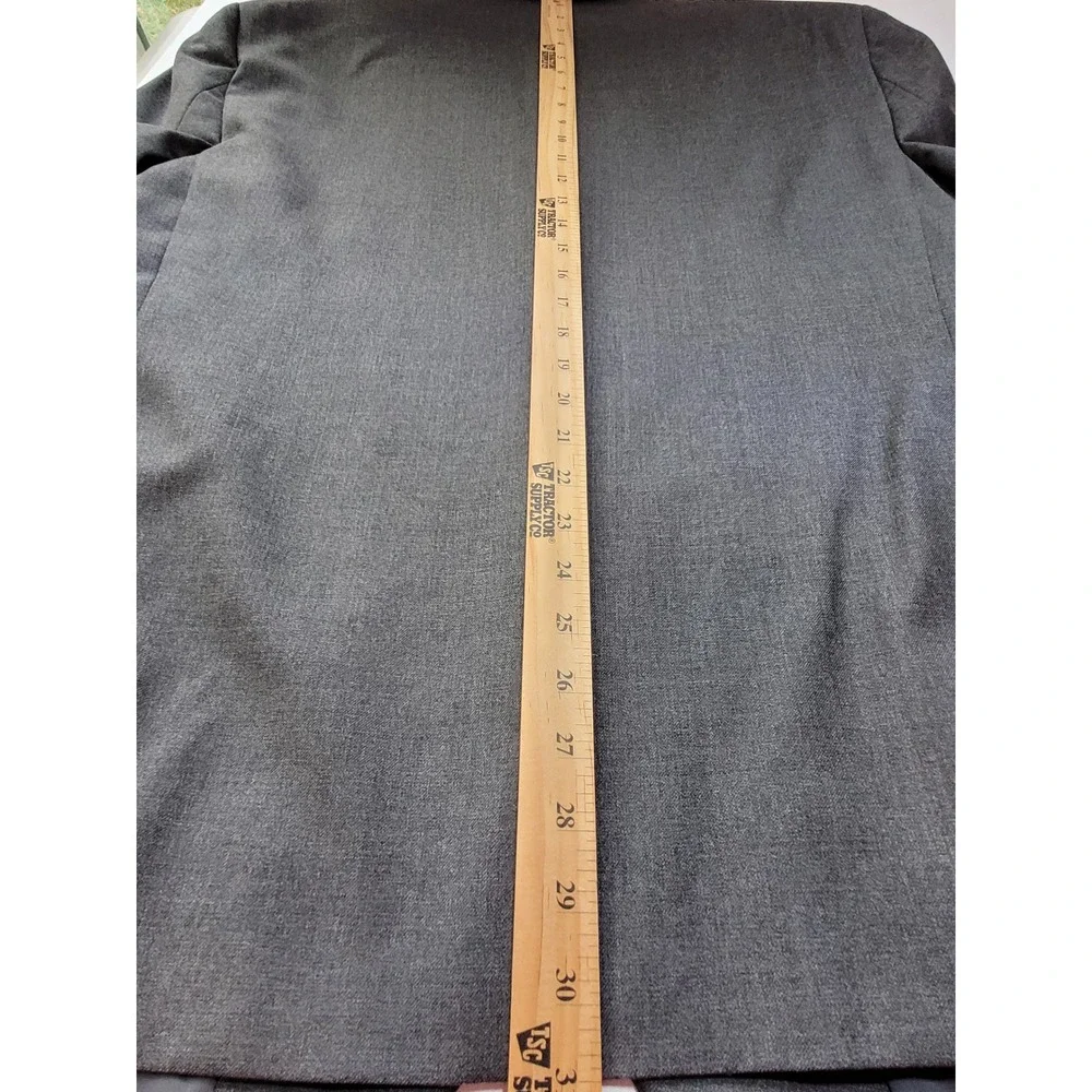 Jos. A. Bank Suit Mens 48R Wool Traveler Chelsea Gray Tailored Fit 2pc Business